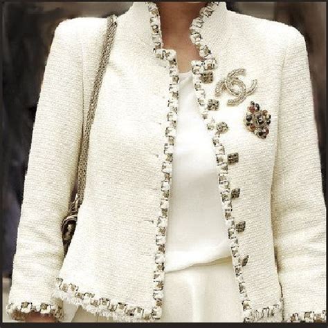 do chanel jackets run small|Chanel style jackets for women.